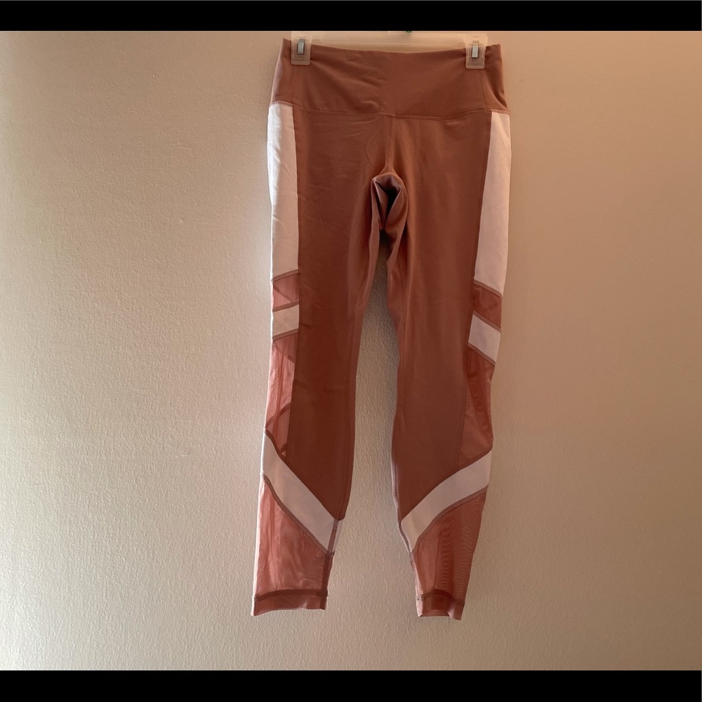 Pink and White Workout Leggings